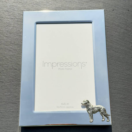 Deerhound Photo Frame - Portrait | Alden Arts