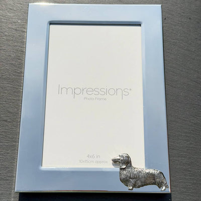 Dachshund Long Hair Photo Frame - Portrait | Alden Arts