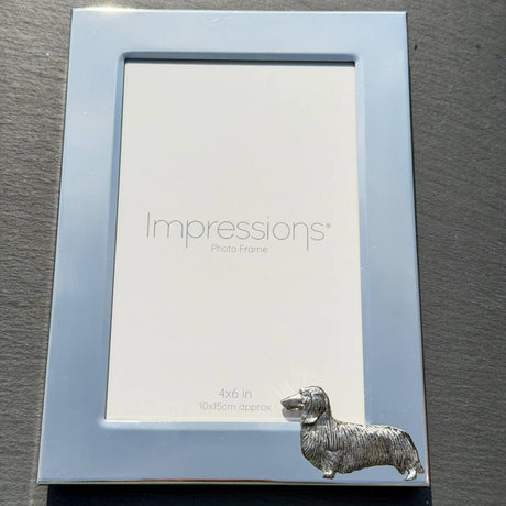 Dachshund Long Hair Photo Frame - Portrait | Alden Arts
