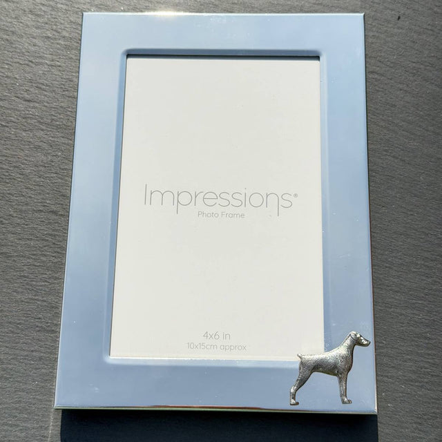 Dobermann Photo Frame - Portrait | Alden Arts