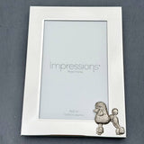 Poodle Continental Cut Photo Frame - Portrait | Alden Arts