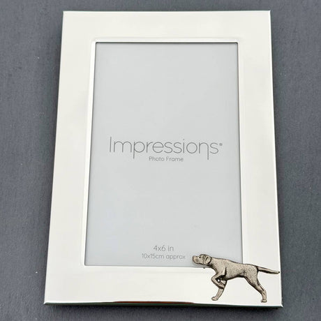Pointer Photo Frame - Portrait | Alden Arts