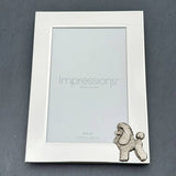 Poodle Puppy Cut Photo Frame - Portrait | Alden Arts
