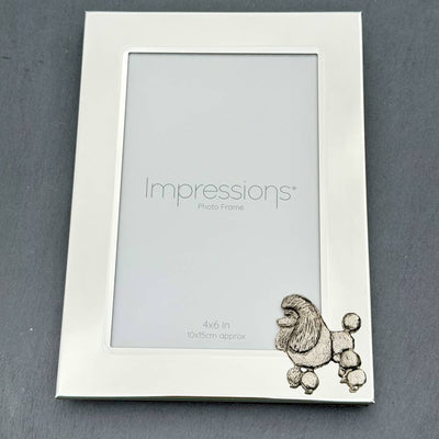 Poodle Standard Lion Cut Photo Frame - Portrait | Alden Arts