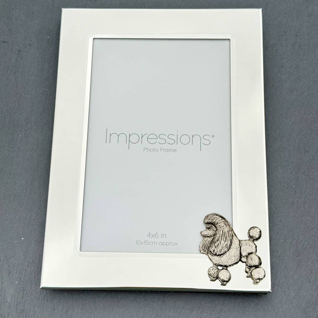 Poodle Standard Lion Cut Photo Frame - Portrait | Alden Arts