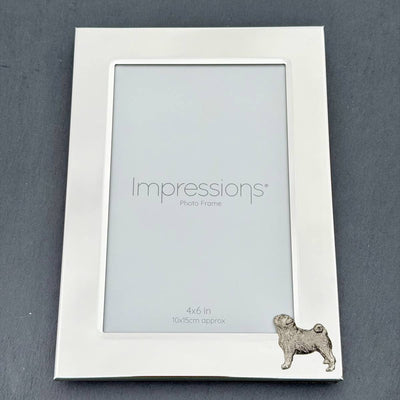 Pug Photo Frame - Portrait | Alden Arts