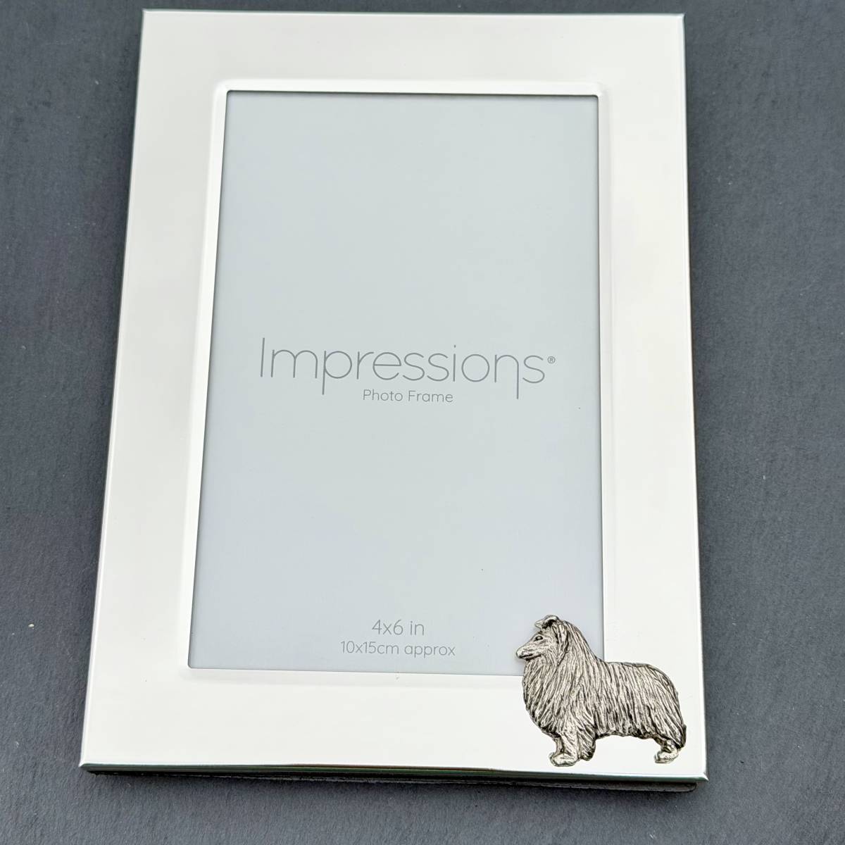 Rough Collie Photo Frame - Portrait | Alden Arts