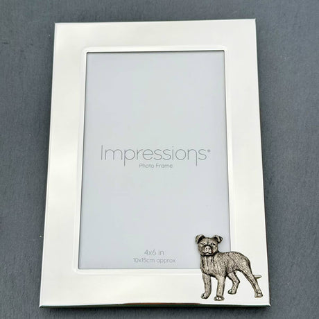 Staffordshire Bull Terrier Photo Frame - Portrait | Alden Arts