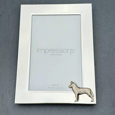 Siberian Husky Photo Frame - Portrait | Alden Arts