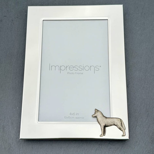 Siberian Husky Photo Frame - Portrait | Alden Arts