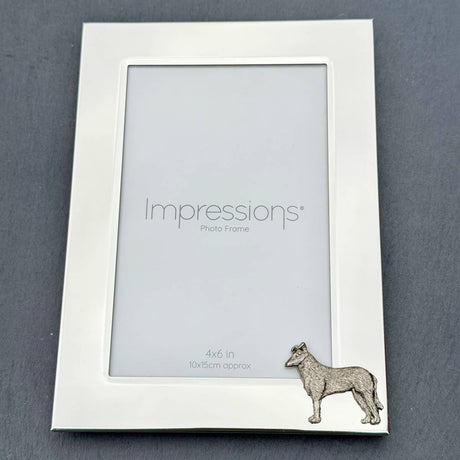Smooth Collie Photo Frame - Portrait | Alden Arts