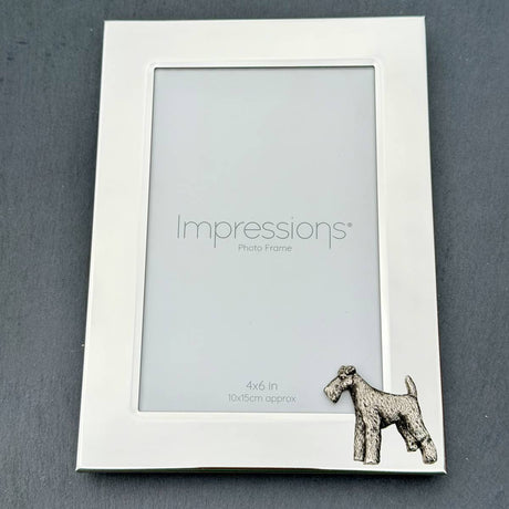Welsh Terrier Photo Frame - Portrait | Alden Arts