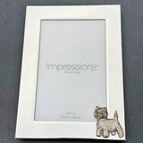 West Highland White Small Photo Frame - Portrait | Alden Arts
