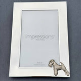 Wire Haired Terrier Photo Frame - Portrait | Alden Arts