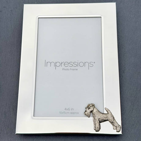 Wire Haired Terrier Photo Frame - Portrait | Alden Arts
