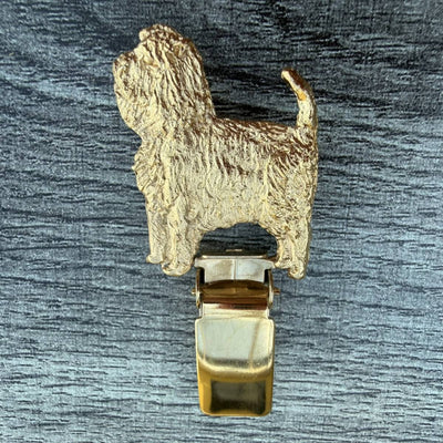 Affenpinscher Show Ring Clip - Gold Plate | Alden Arts