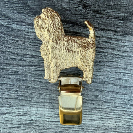 Affenpinscher Show Ring Clip - Gold Plate | Alden Arts