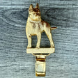 American Staffordshire Show Ring Clip - Gold Plate | Alden Arts