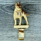 American Staffordshire Show Ring Clip - Gold Plate | Alden Arts