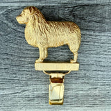 Australian Sheepdog Show Ring Clip - Gold Plate | Alden Arts