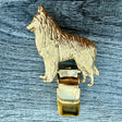 Belgian Shepherd Show Ring Clip - Gold Plate | Alden Arts