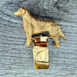 Chesapeake Bay Retriever Show Ring Clip - Gold Plate | Alden Arts