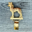Chinese Crested Show Ring Clip - Gold Plate | Alden Arts