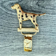 Dalmatian Show Ring Clip - Gold Plate | Alden Arts