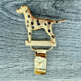 Dalmatian Show Ring Clip - Gold Plate | Alden Arts