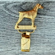 Dobermann Show Ring Clip - Gold Plate | Alden Arts