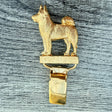 Elkhound Show Ring Clip - Gold Plate | Alden Arts