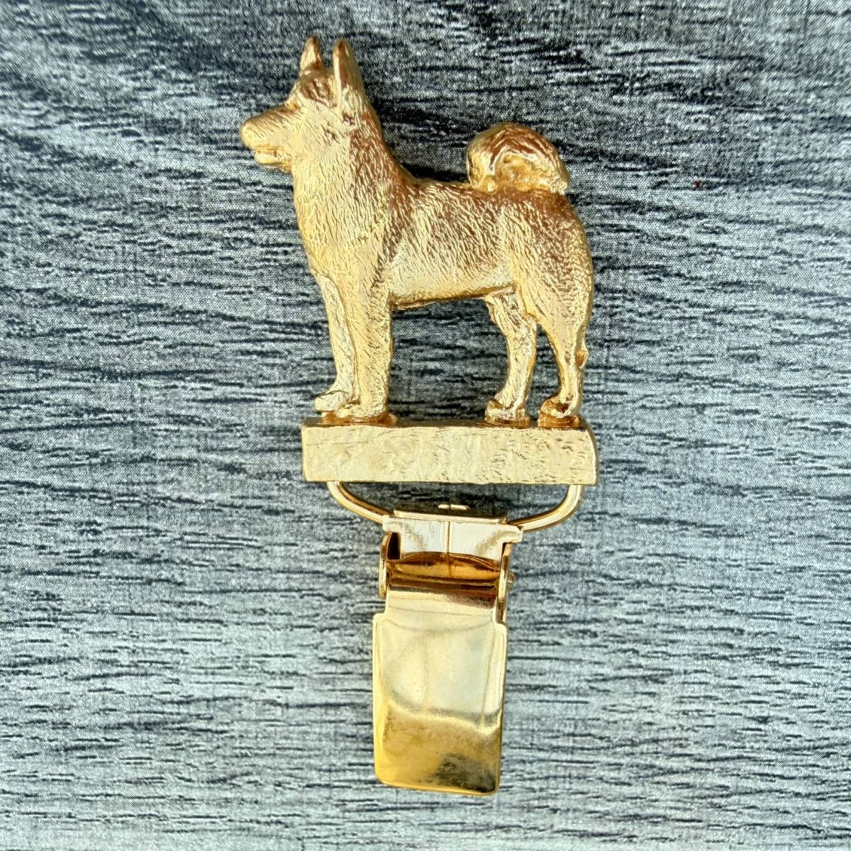 Elkhound Show Ring Clip - Gold Plate | Alden Arts