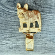 French Bulldog Show Ring Clip - Gold Plate | Alden Arts