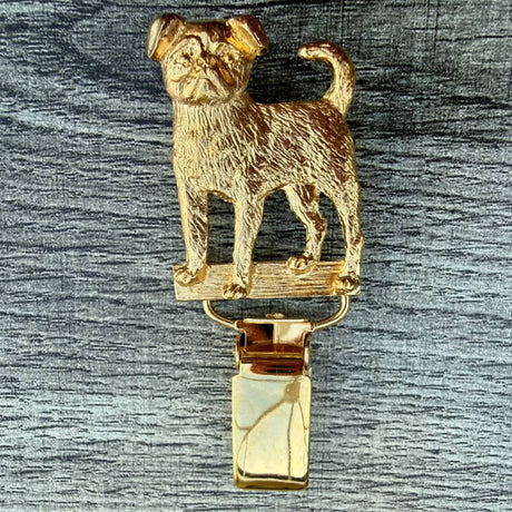 Griffon Smooth Show Ring Clip - Gold Plate | Alden Arts
