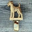 Irish Terrier Show Ring Clip - Gold Plate | Alden Arts