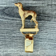 Italian Greyhound Show Ring Clip - Gold Plate | Alden Arts