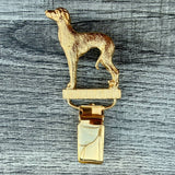 Italian Greyhound Show Ring Clip - Gold Plate | Alden Arts