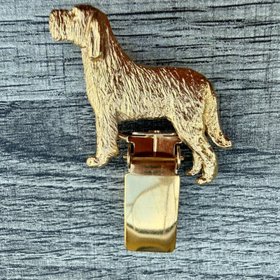 Italian Spinone Show Ring Clip - Gold Plate | Alden Arts