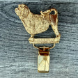 Lowchen Show Ring Clip - Gold Plate | Alden Arts