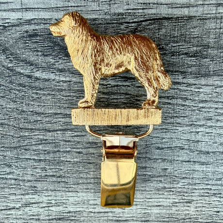 Maremma Show Ring Clip - Gold Plate | Alden Arts