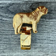 Mastiff Show Ring Clip - Gold Plate | Alden Arts