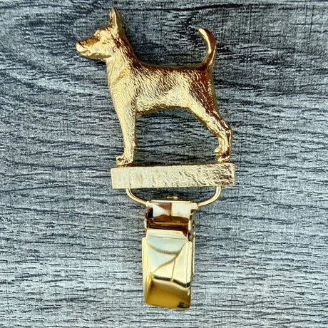 Min Pin Show Ring Clip - Gold Plate | Alden Arts
