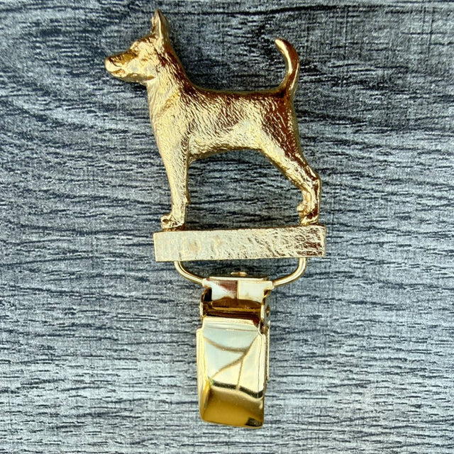 Min Pin Show Ring Clip - Gold Plate | Alden Arts