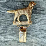 Munsterlander Large Show Ring Clip - Gold Plate | Alden Arts