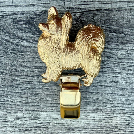Papillon Show Ring Clip - Gold Plate | Alden Arts