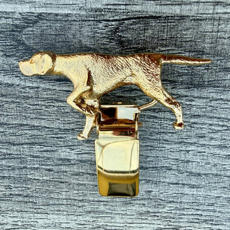 Pointer Show Ring Clip - Gold Plate | Alden Arts
