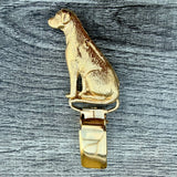 Rhodesian Ridgeback Show Ring Clip - Gold Plate | Alden Arts