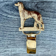 Saluki Show Ring Clip - Gold Plate | Alden Arts