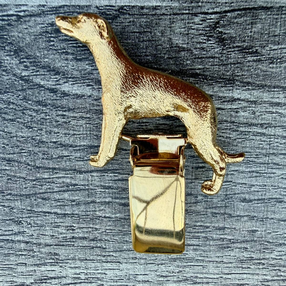 Whippet Show Ring Clip - Gold Plate | Alden Arts