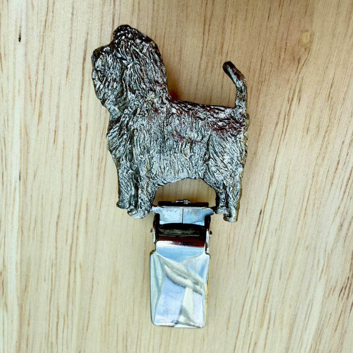 Affenpinscher Show Ring Clip - Nickel Silver | Alden Arts